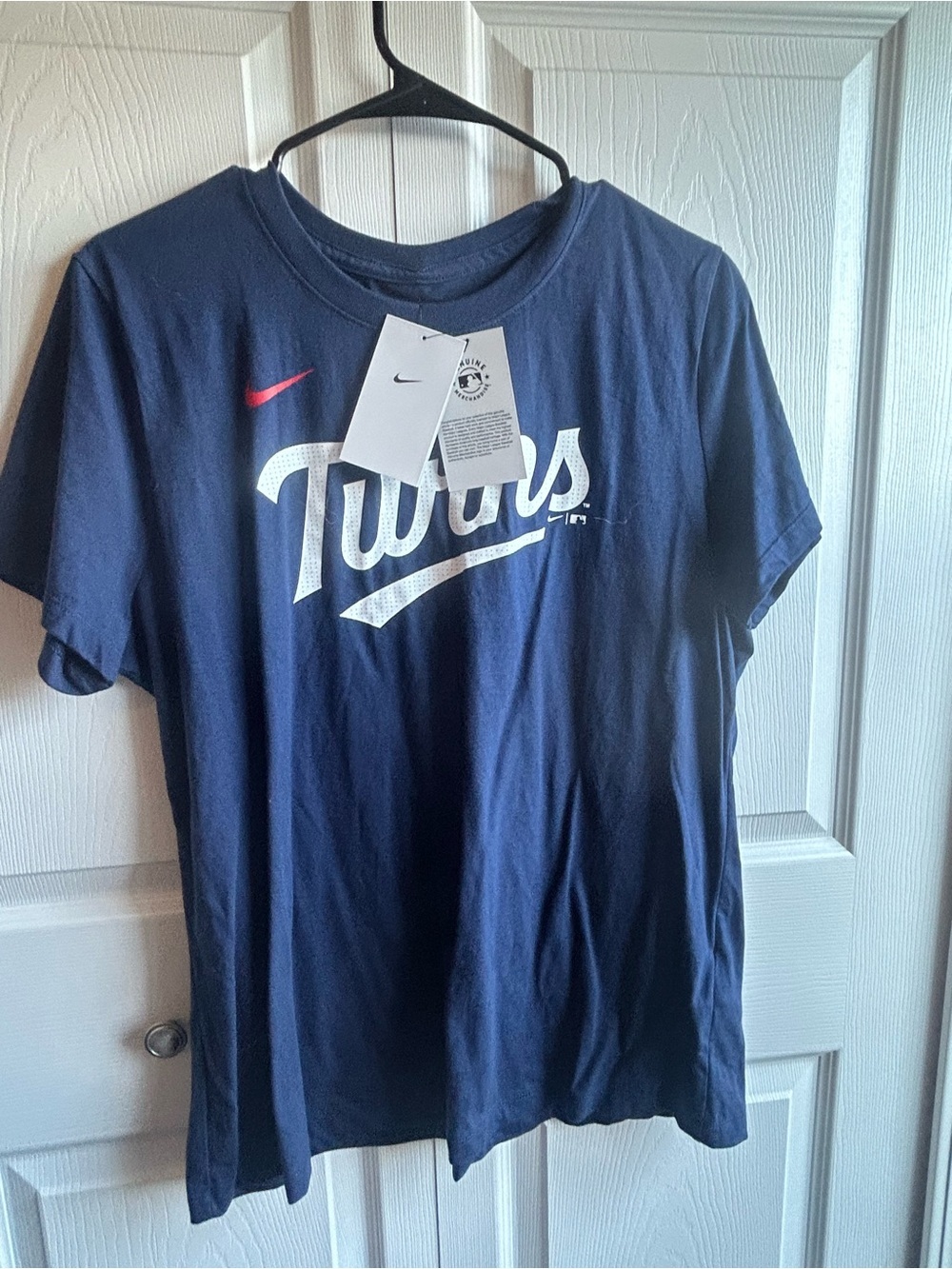 NWT Nike Minnesota Twins XL T-Shirt Navy Blue MLB Baseball Tee Men’s XL